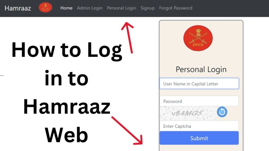 How to Log in to Hamraaz Web